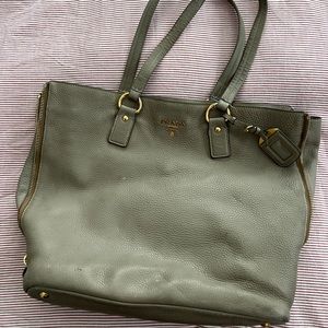 Prada Shopper with Side Zippers